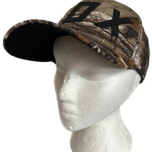 FOX Trucker Hat Small - Medium Realtree Flexfit Brown Tree Print